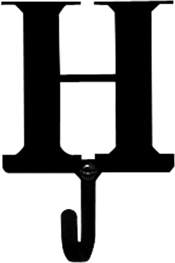 Letter H Wall Hook Small by Village Wrought Iron
