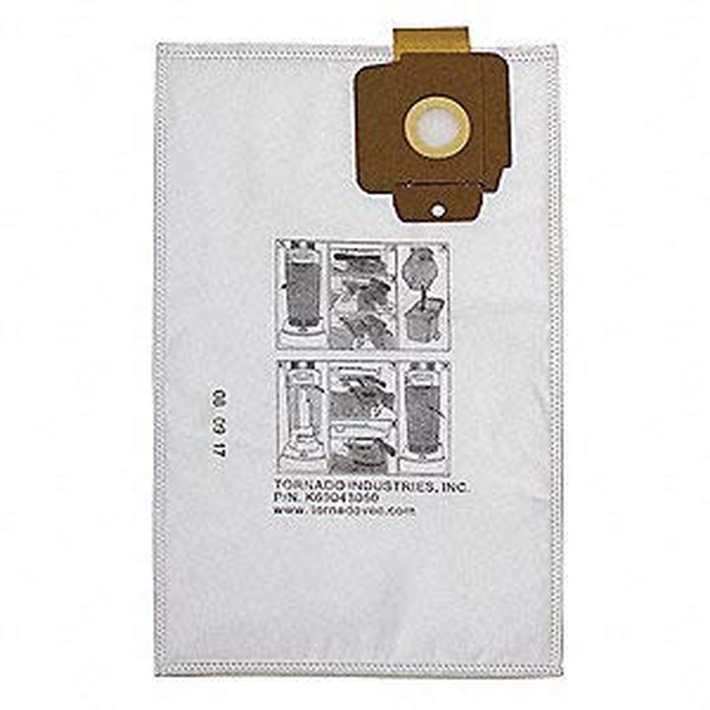 Tornado Replace. Vacuum Cleaner Bags, HEPA, PK10 - pkg. of 10