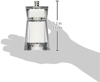 Chef Specialties 4.5 Inch Kate Pepper or Salt Mill - White
