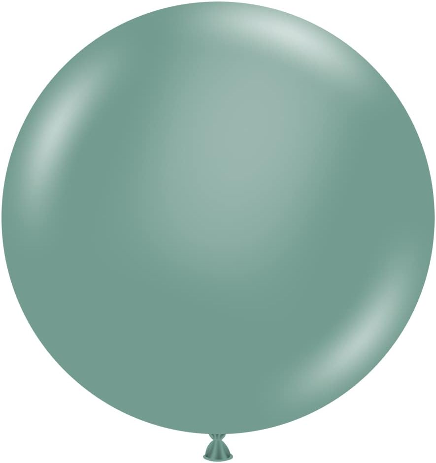 Tuf-Tex 17066 Willow Latex Party Balloons, Pack of 50, 17" Willow Color