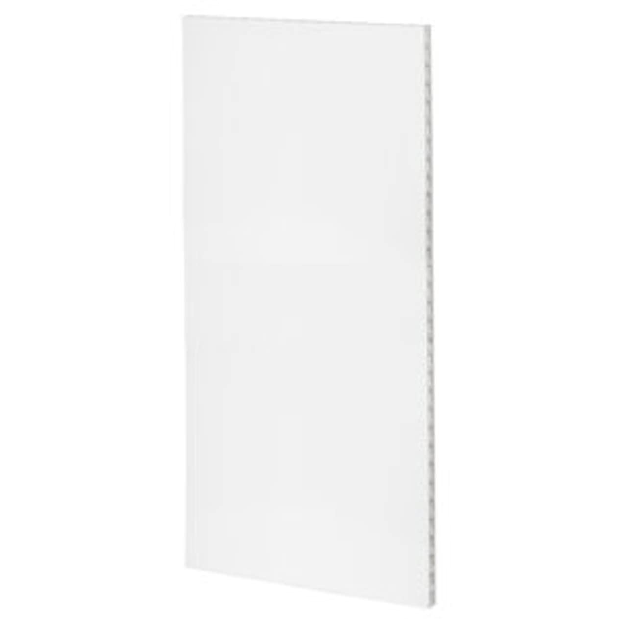 EverPanel Individual Interlocking Wall Panels | Toolless Assembly | Temporary Room Separator | Unique Modular Wall System | 8' x 4' Panel - White