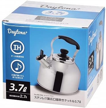 JapanBargain 1914 Tea Kettle, Stainless Steel Whistling Water Coffee Tea Kettle, 3.7 Liter