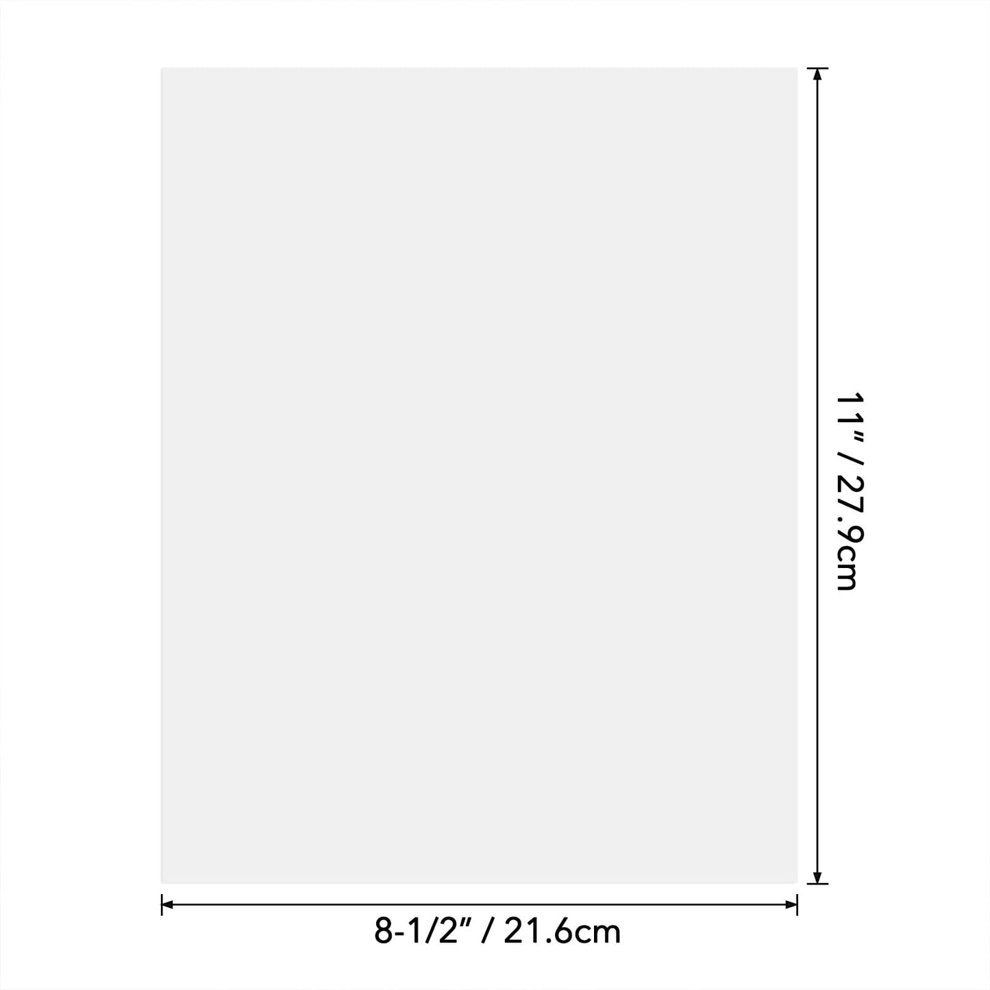 psler Translucent Vellum Paper - 8.5x11, 60 Sheets, 135GSM, Printable, Tracing, Drawing, Card Overlays, Invitation Envelope