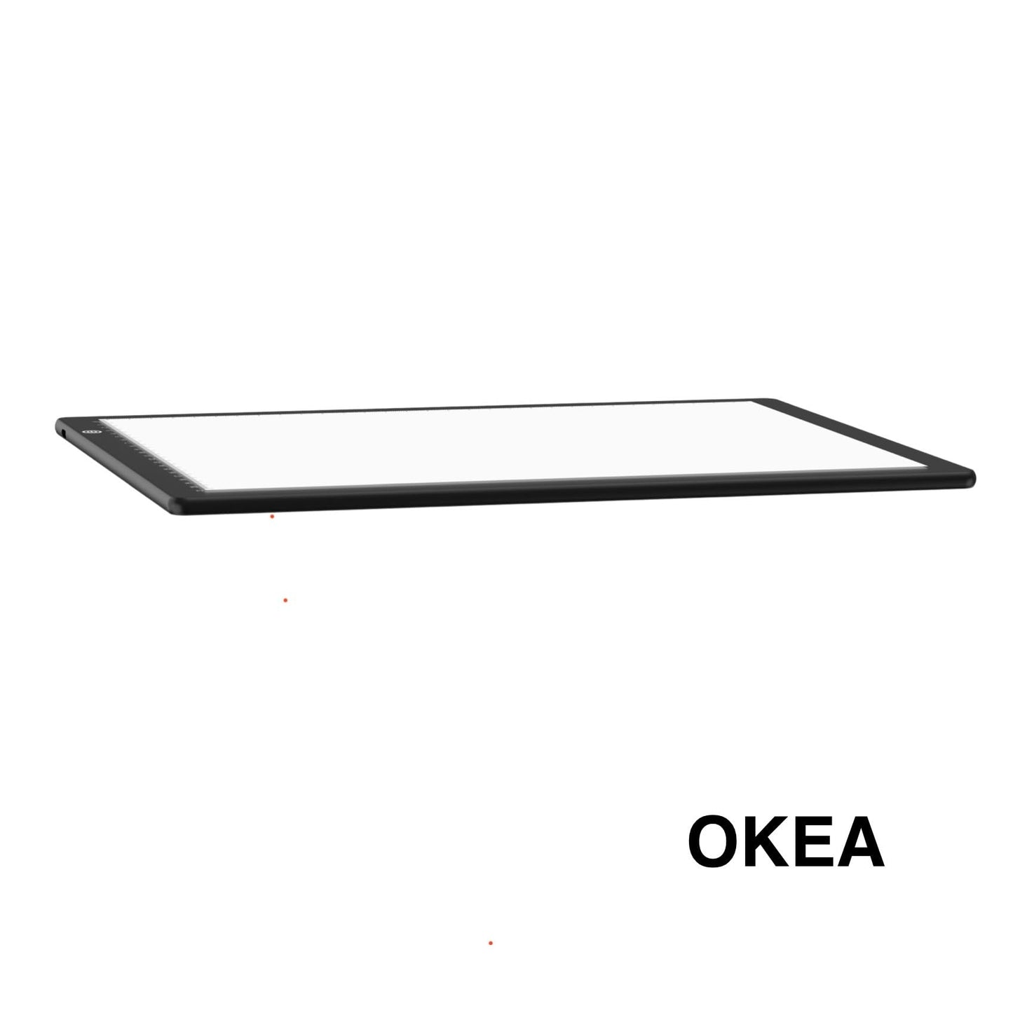 A3 LED Tracing Light Box丨Light Pad - Copy Board with Full-Edge Ruler Frame丨3 Adjustable LED, Premium Acrylic for Art, Drawing, Sketch, Animation, Design, Tattoo, Diamond Painting, X-ray Viewing
