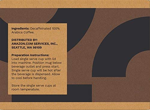 Solimo Decaf Coffee Pods - Breakfast Blend for Keurig 2.0 | 100 Count Pack