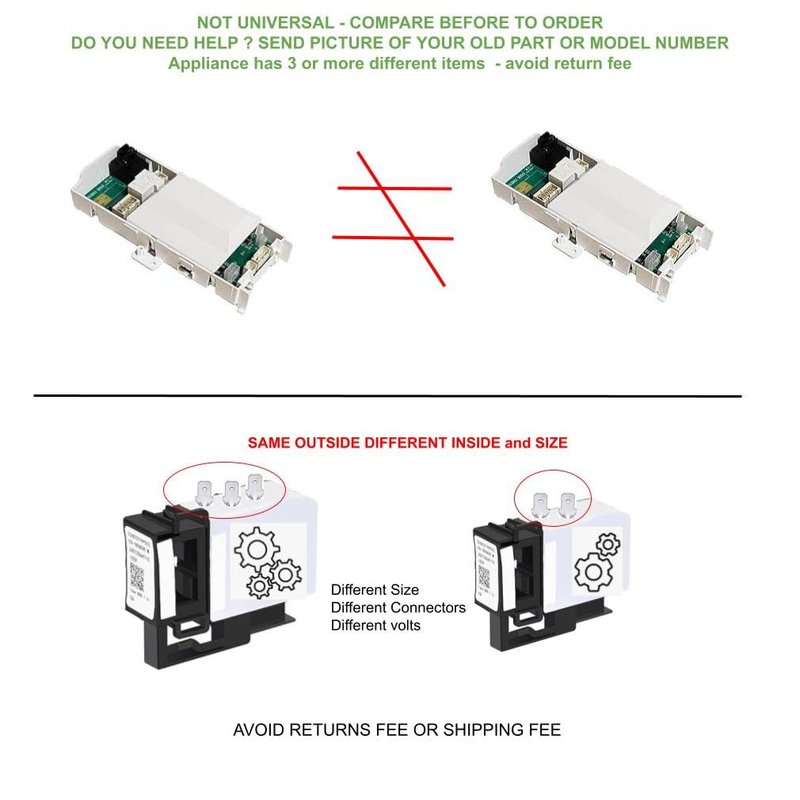 GSPUSA AP6023708, PS11757054, EAP11757054, PD00028735 CKD028735X compatible with Whirlpool Dishwasher Detergent Dispenser fits old number AP6023708, PS11757054, EAP11757054, PD00028735