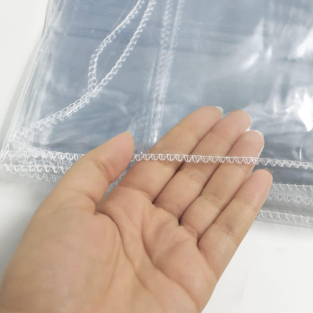 LAMINET Heavy-Duty Deluxe Crystal Clear Vinyl Tablecloth Protector 54" x 74"