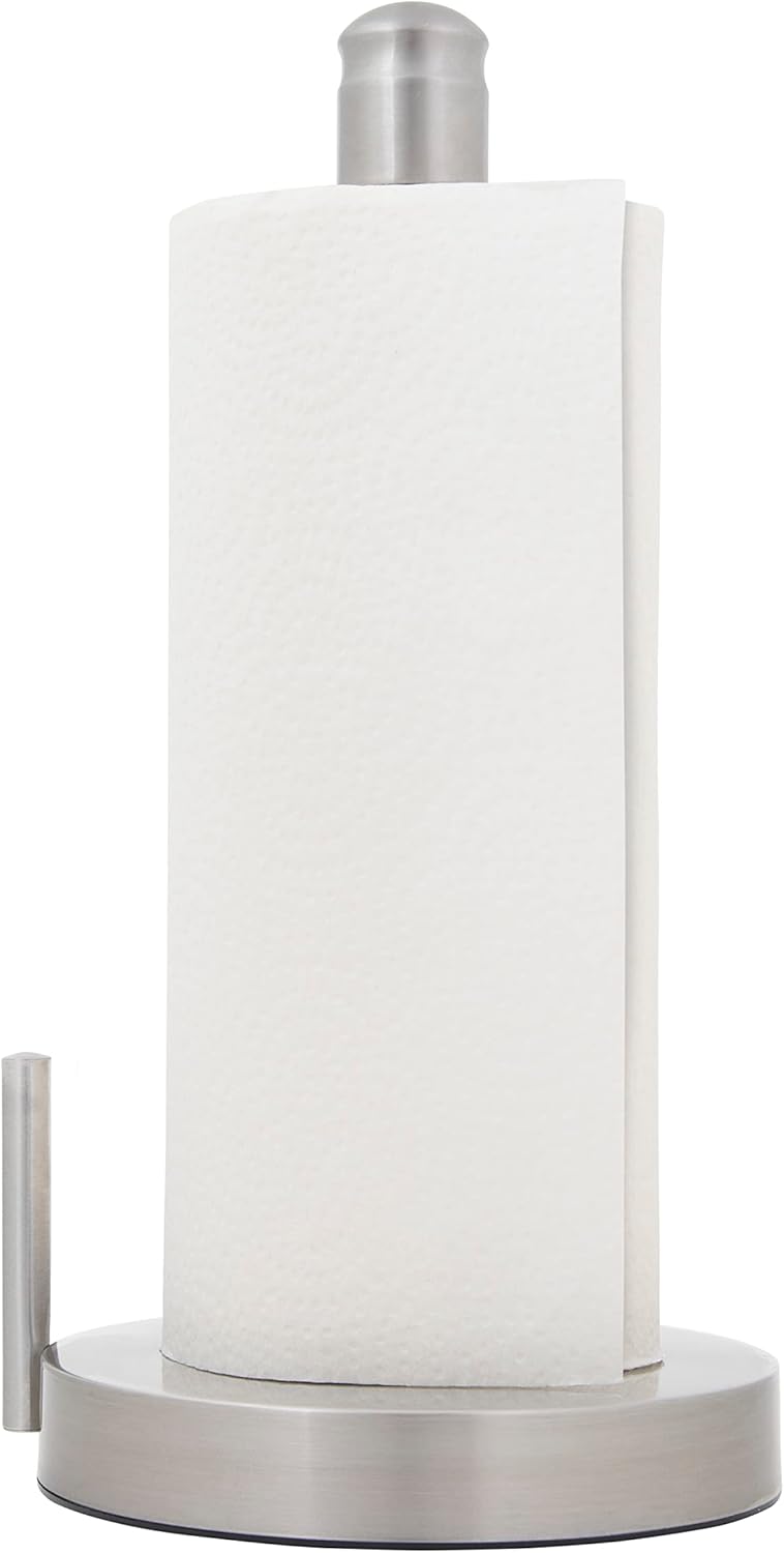 Kamenstein Perfect Tear Paper Towel Holder, 13-Inch, Silver
