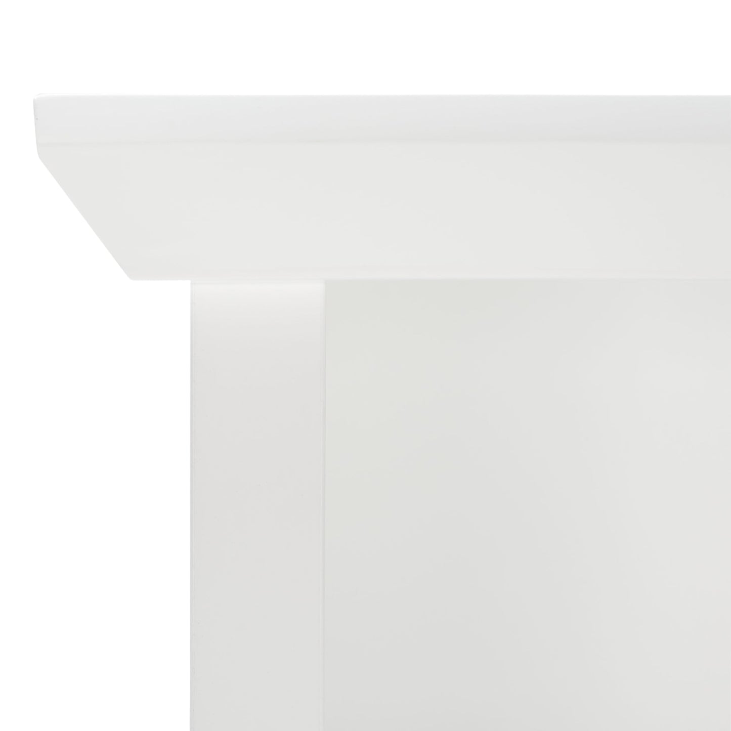 SAFAVIEH Home Collection Surrey Farmhouse Antique White 6-Shelf 2-Hook Bottom Storage Hall Tree (Fully Assembled)
