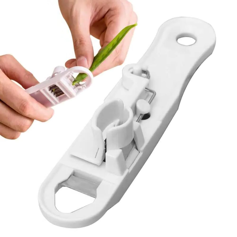 French Bean Peeler Green French Bean Slicer String Vegetable Cleaner Green Haricot Vert Remover Cutter String Peeler Cutter Vegetable Slicer