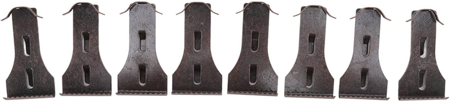 TOPINCN 8pcs Brick Hook Clips, Sturdy Steel Utility Hooks for Home Storage, No Tools Required