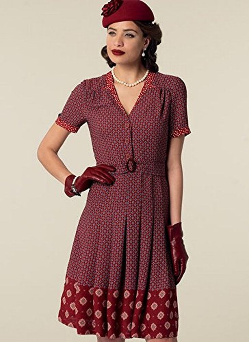 McCall's Patterns Misses' Inverted Notch-Collar Shirtdresses and Belt