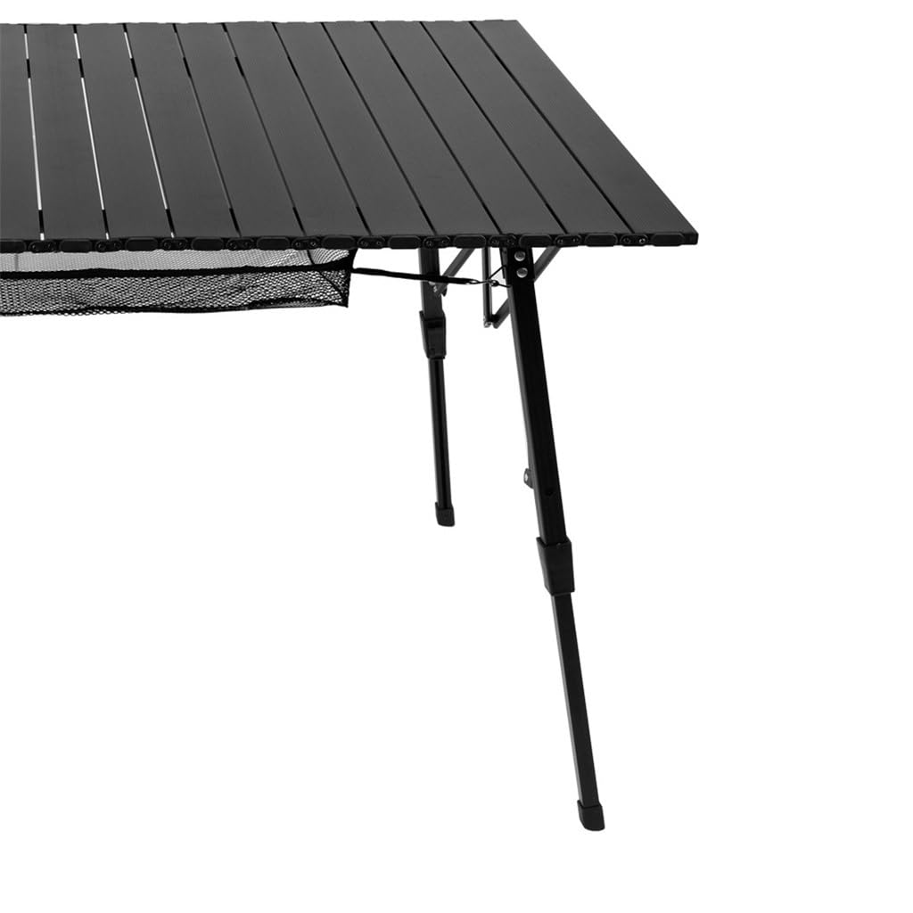 HYUIO Outdoor Egg Roll Table Folding Table and Chair Aluminum Alloy Table Picnic Table Barbecue Camping Table