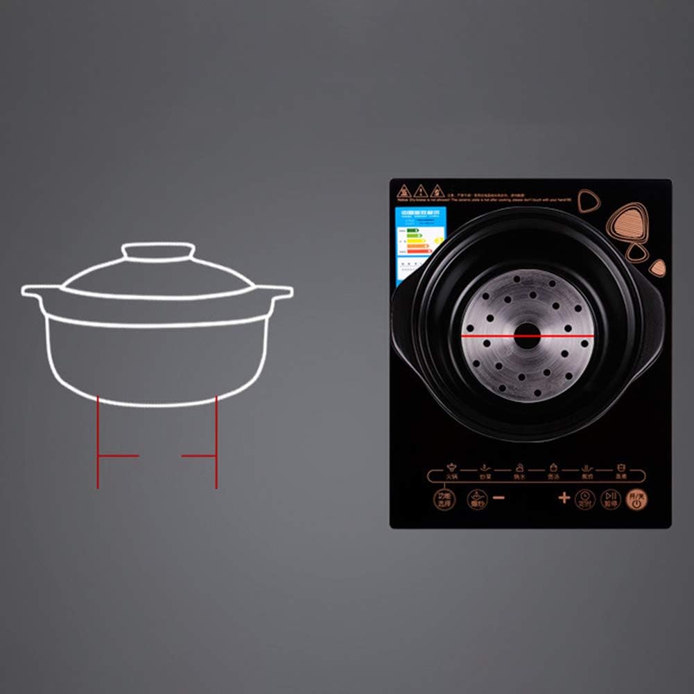 Gigicloud Induction Cooktop Converter Disk, Stainless Steel Plate Cookware Heat Diffuser for Induction Cooker