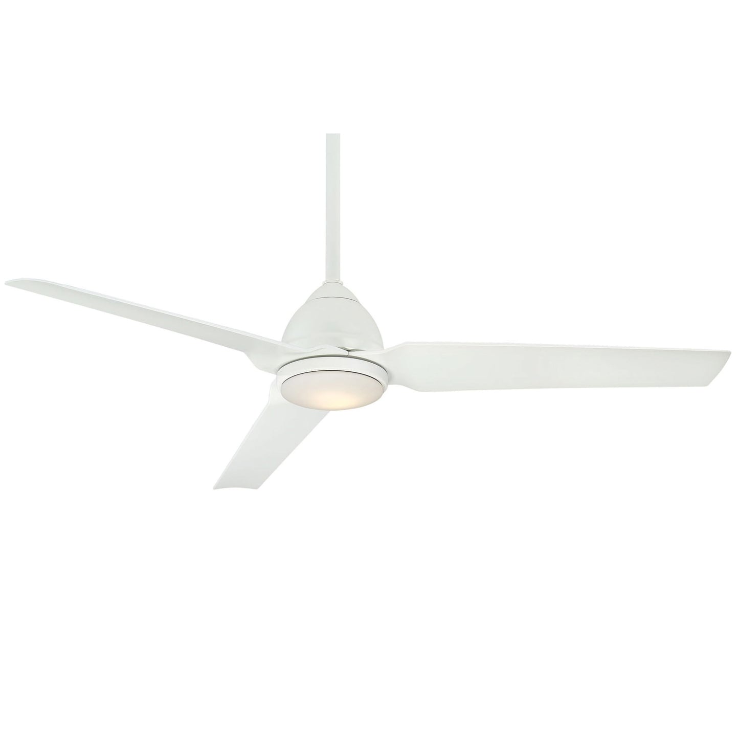 Minka-Aire F753L-WHF, JAVA LED 54" 3-Blade Ceiling Fan in Flat White Finish