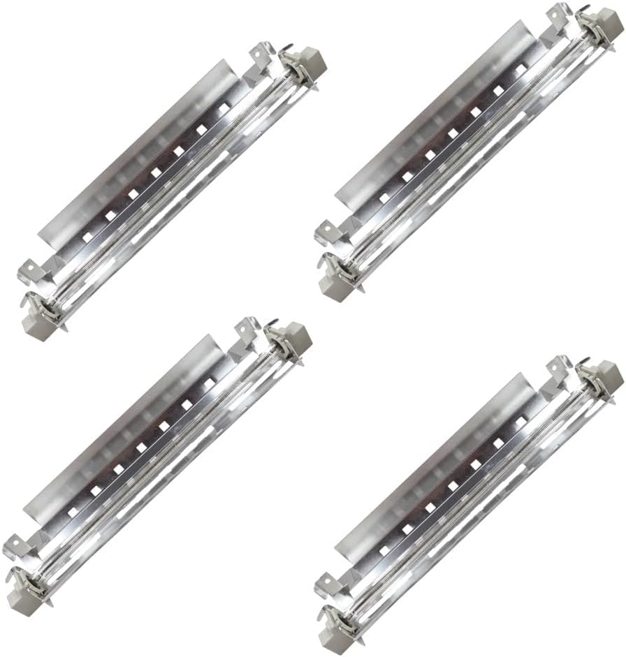 WR51X10055 (Pack Of 4) Refrigerator Defrost Heater, Fit for GE & Kenmore, Can Replace AP3183311, 914088