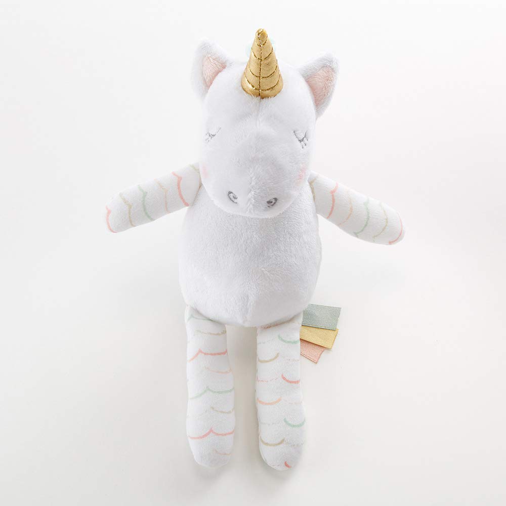 Baby Aspen Simply Enchanted Unicorn 5-Piece Welcome Home Gift Set, Light & Dark Pink/White/Aqua/Gold