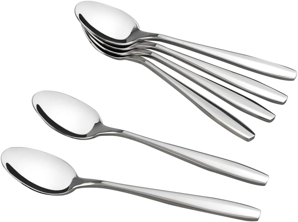 Ggbin 12 Pieces Stainless Steel Tea Spoon - 5.9 Inches for Home or Coffee House