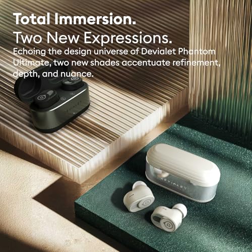 Devialet Gemini II - True Wireless Earbuds - for Daily Music & Commute Sound - Noise Cancellation - Comfort Fit (LP)