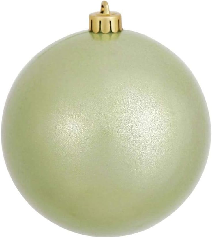 Vickerman 3" Celadon Candy Ball Christmas Tree Ornaments - 12 Pack (N590854DCV)