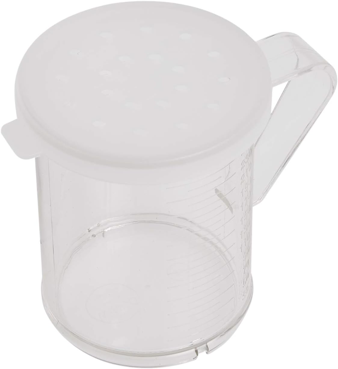 10-Ounce Polycarbonate Dredge with 3 Snap-on Lids, Winware