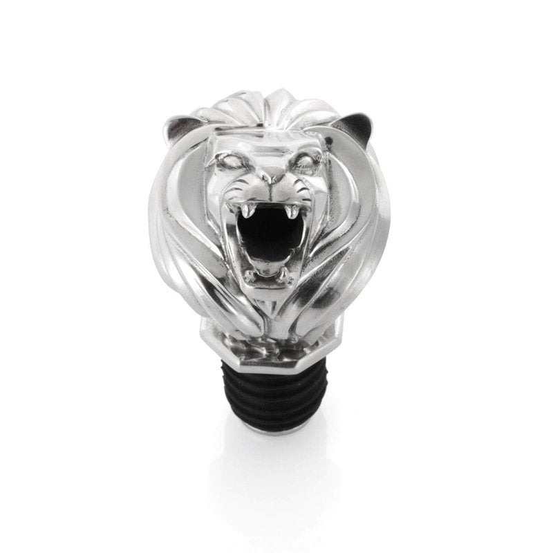 Royal Selangor Hand Finished Savannah Collection Pewter Lion Wine Pourer Gift