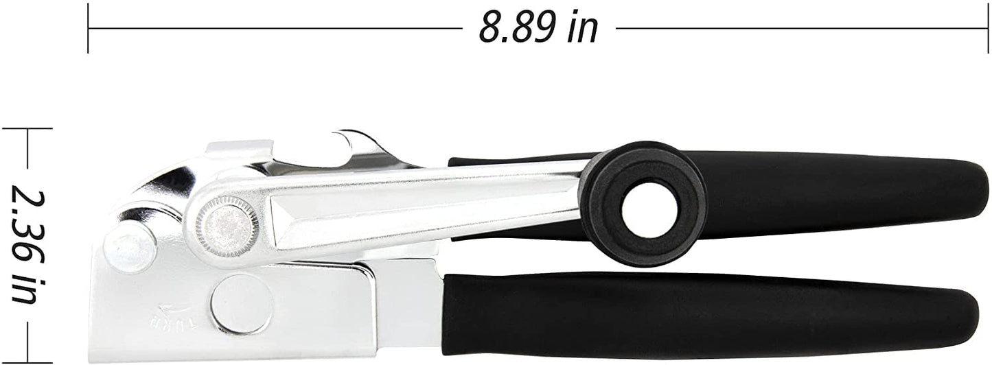 Crank Handle Commercial Heavy Duty Can Opener - Ergonomic Cushioned Handle
