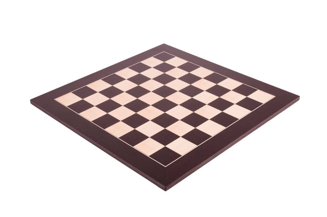 The House of Staunton Standard Traditional Chess Board - 2.25" (Wenge & Maple - Satin Finish)