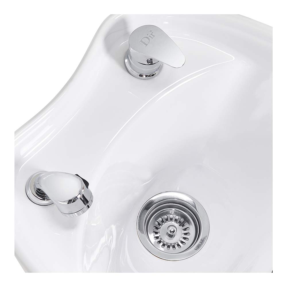 Dir Salon Shampoo Backwash Unit Hair Washing Station with Electrical Leg-Rest Victoria