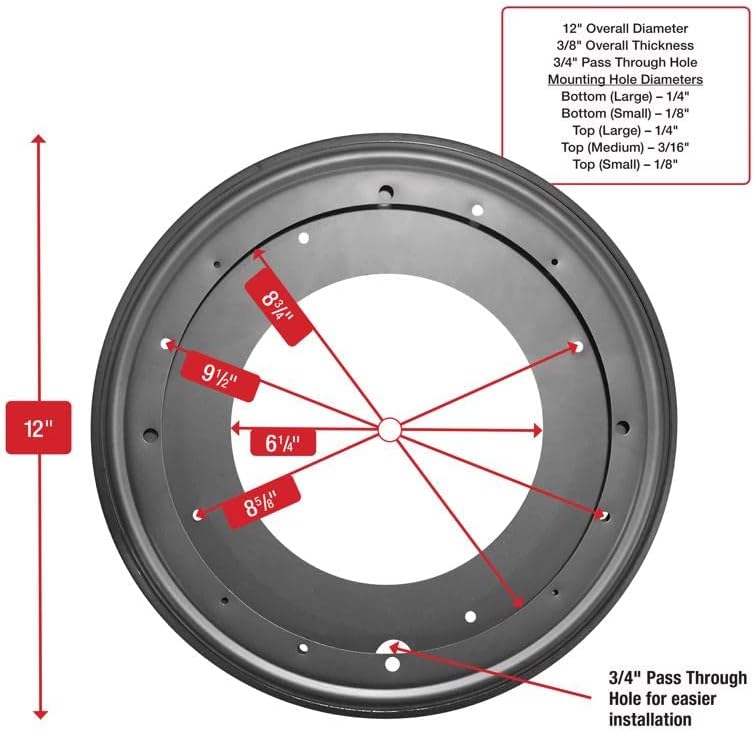 12" Lazy Susan Turntable
