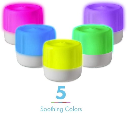 HoMedics Ultrasonic Aroma Diffuser - 130mL Humidifier with Color-Changing Light | 6-Hour Continuous Runtime