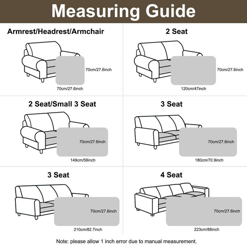 Smiry Non Slip Couch Covers for Dogs, Fuzzy Pet Couch Covers for 2-3 Cushion Sofa Pet Friendly, Soft Sofa Slipcovers Cushion Furniture Protector Washable (Beige, 27.6" x 59")
