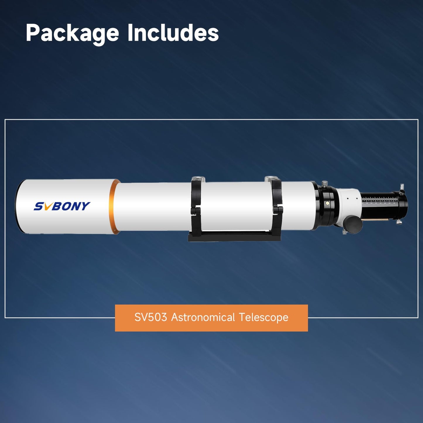 SVBONY SV503 Telescope for Adults High Powered, 102mm F7 Extra Low Dispersion Achromatic Refractor OTA, Dual-Speed Focuser, Refractor Telescope for Planets Deep Sky Astrophotography&Visual Observation