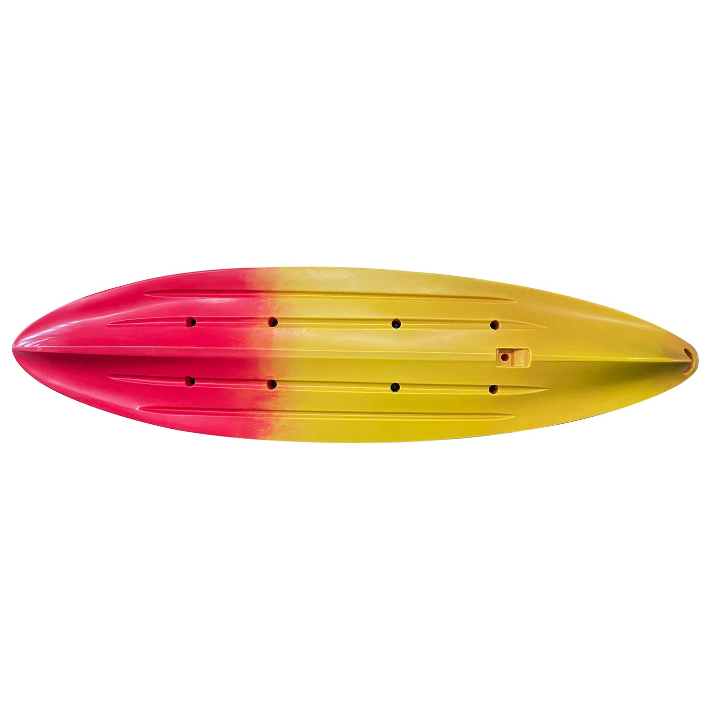 BKC UH-RA220 11.5 Foot Angler Sit On Top Fishing Kayak with Paddles and Upright Chair and Rudder System Included (Blue CAMO) (Red Yellow)