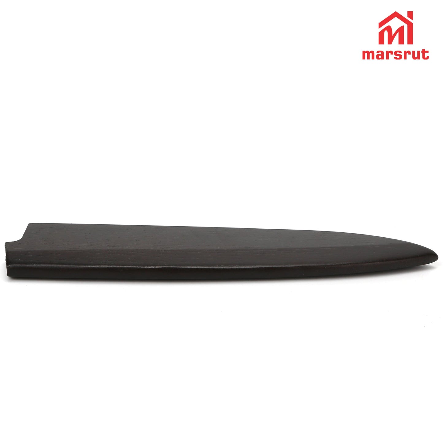 Knife Guard for 210mm/8 Inch Gyuto & Chef's Knife, Magnetic Wood Saya Sheath, Japanese Blade Case Protector Cover, Wear Resistant Classical Cutter Bag Sleeve for Kitchen, Camping Outdoor, Culinary