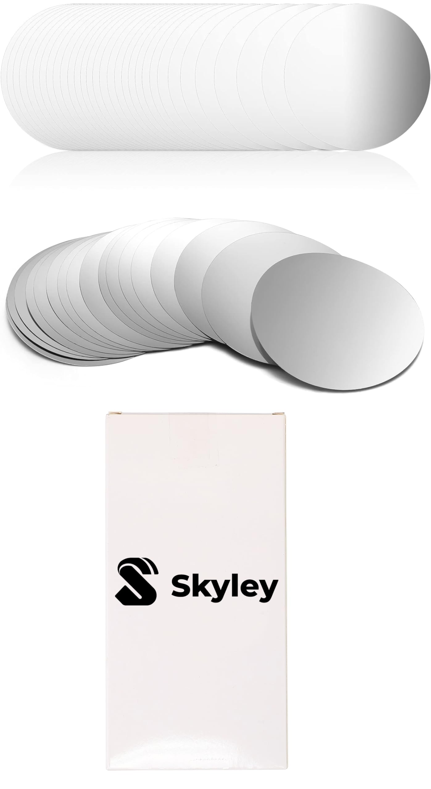 Skyley 120 Pieces Silver Wine Pourer Liquor Stopping Pouring Discs Aluminum Foil Wine Whisky Pourer Thin Reusable Spout Disks for Beverage Beer Liquid Dispenser Bar Party Gift