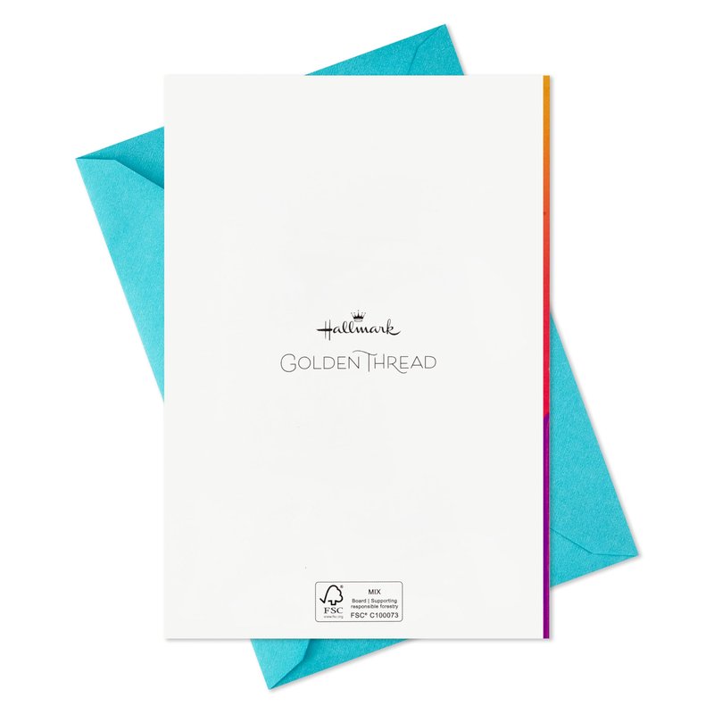 Hallmark Golden Thread Diwali Card Assortment (16 Cards with Envelopes)