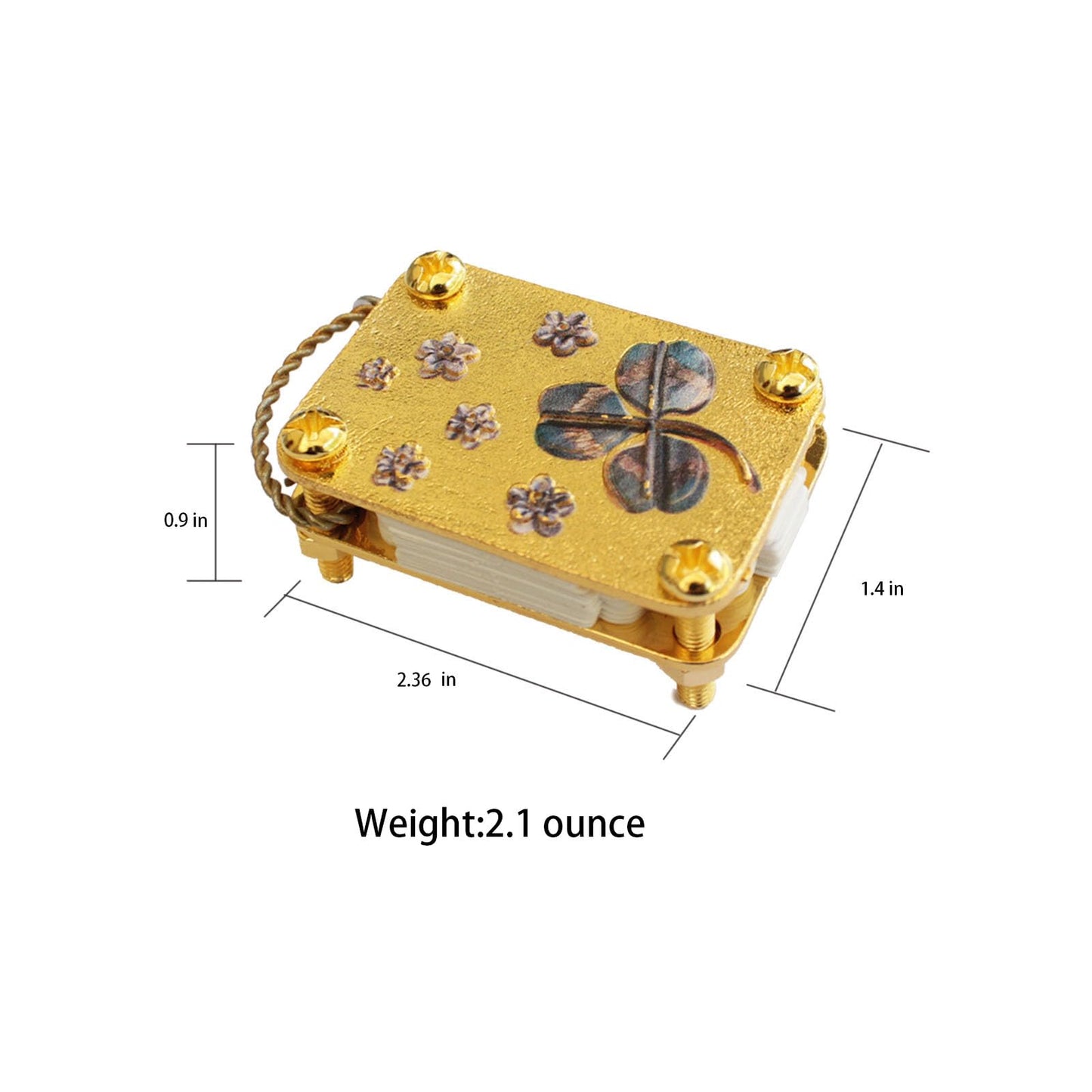 JDOQOKJ Handcrafted Metal Mini Flower Press, Miniature Flower Press Kit, Gold-Plated Miniature Design, Decorative Floral Patterns (Sunflower)