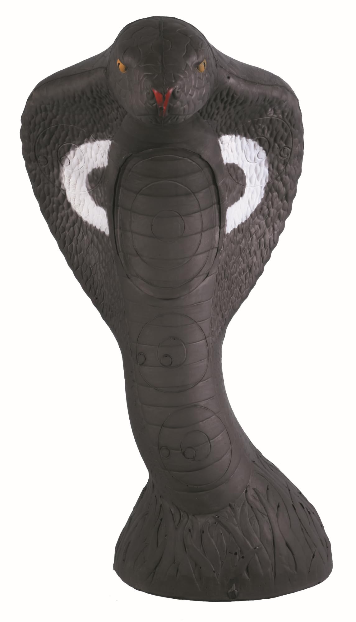 Rinehart Competition 3D Black Cobra Archery Target | Self-Healing Foam | Weatherproof UV Resistant | Replaceable IBO Scoring Insert | Made in the USA