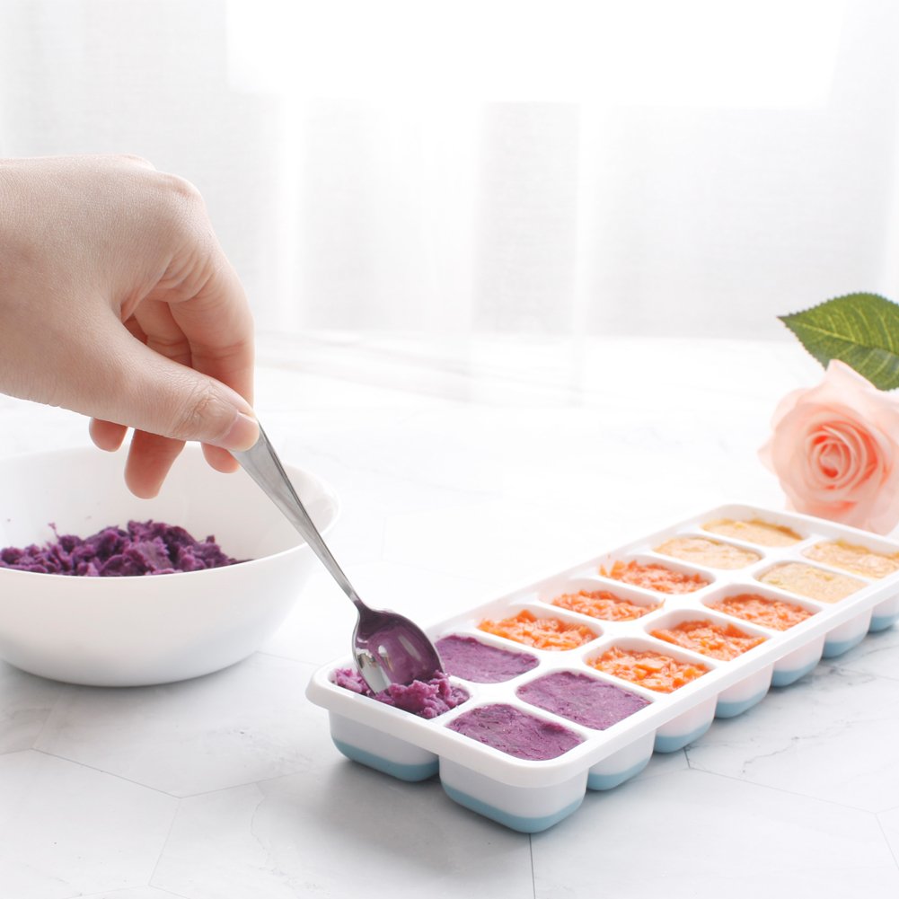 Ice Cube Tray 6 Packs, Silicone ice Cube Tray With Lid, Ice Cube Trays For Freezer, Easy-Release Food-Grade PP & Organic Silicone, Portable & Separable, Dishwasher Safe, Effortless Cleaning & Usage