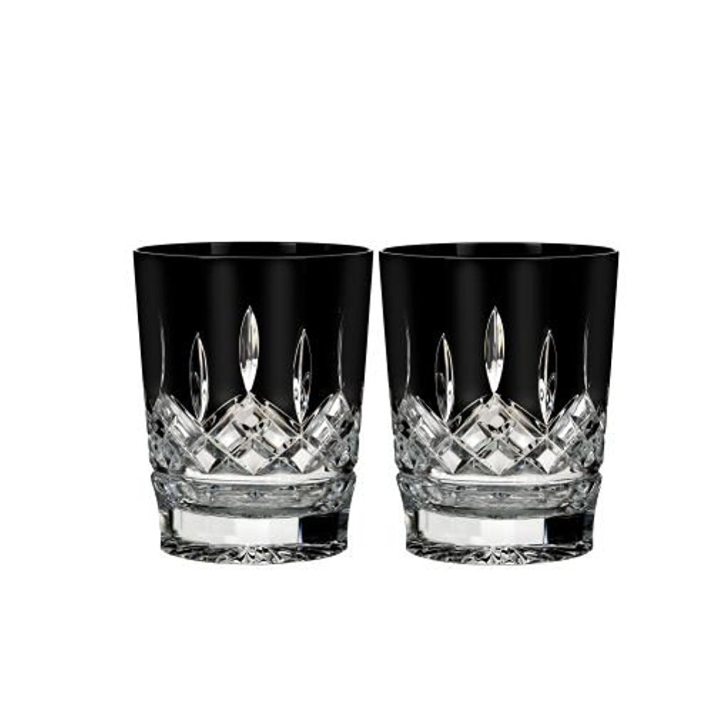 Waterford Lismore Black Double Old Fashioned, set of 2