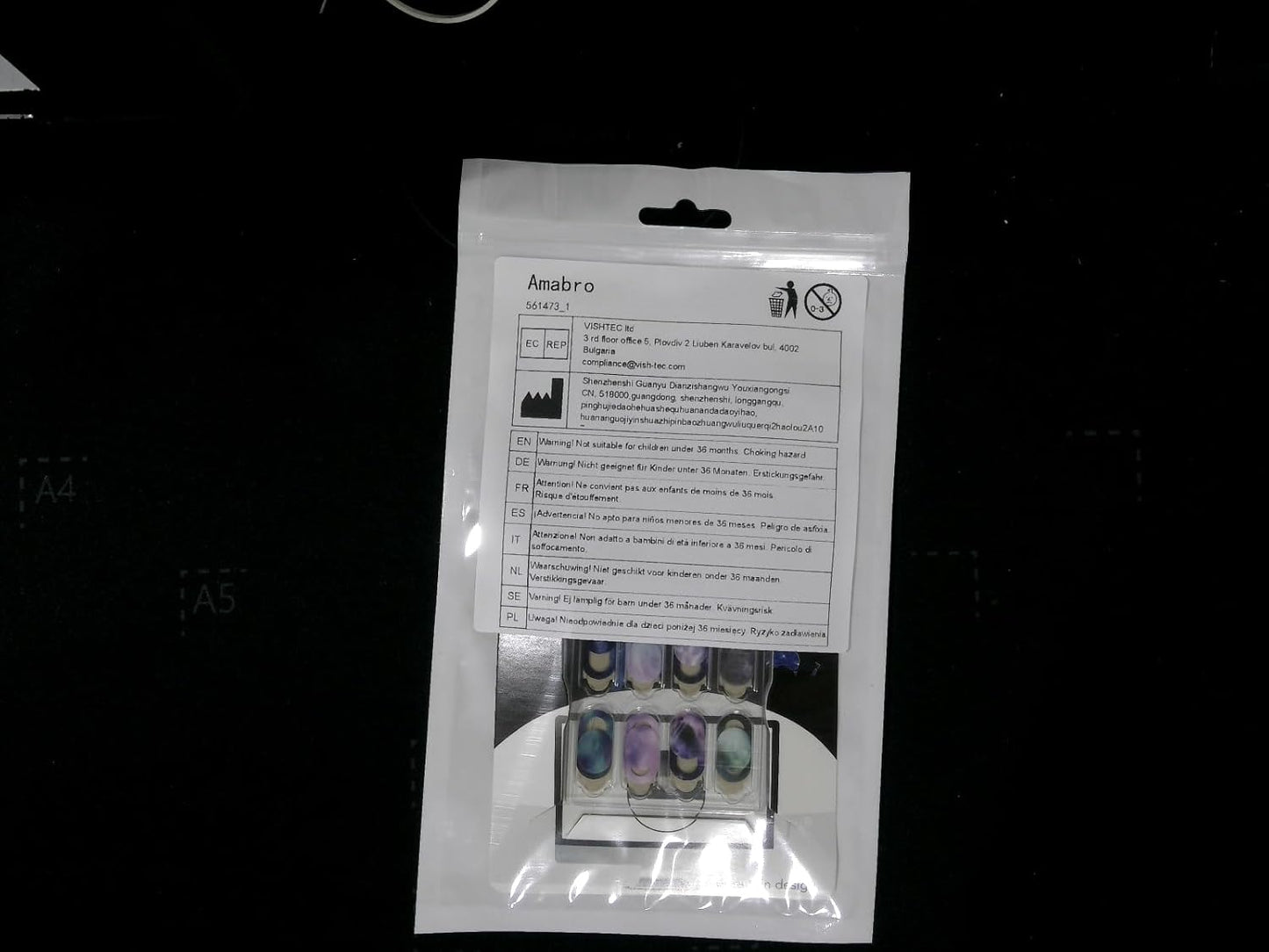 Amabro 8PCS Webcam Cover Slide, Starry Sky Laptop Camera Cover Slide Phone Camera Cover Ultra Thin Computer Camera Cover Slide Blocker Slider Privacy Security Protector for PC Pad Video Front Lens