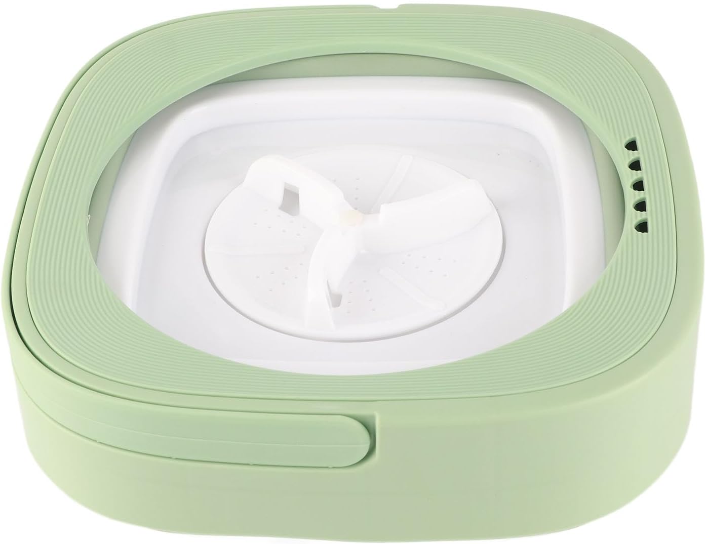 Foldable Portable Washing Machine, Mini Washer 6.5L Large Capacity, Soft Spin Drying, Green, for Home, Camping,