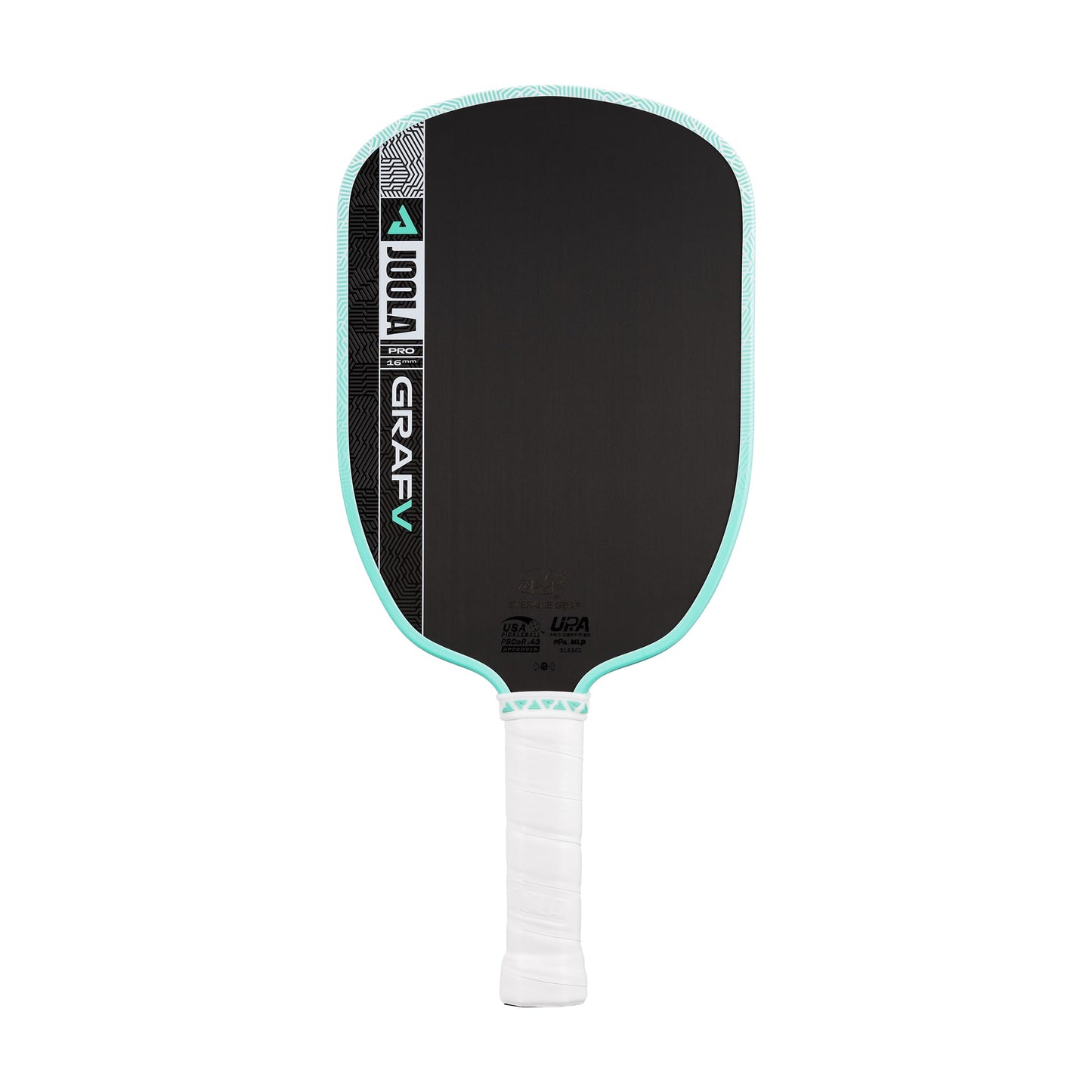 JOOLA Pro V Pickleball Paddle - 14mm/16mm - Raw Carbon Fiber Textured Surface - Enhanced Frame & Propulsion Core, USAPA & UPA-A Certified, NFC Chip Enabled, Premium Control & Lightweight Performance
