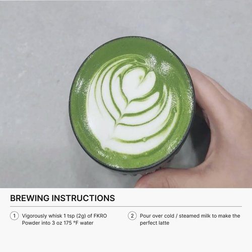 FKRO Organic Ceremonial Grade Matcha Green Tea Powder - 1st Harvest, Single Origin Saemidori | Fresh from Japan (30g/1.06oz) Tin