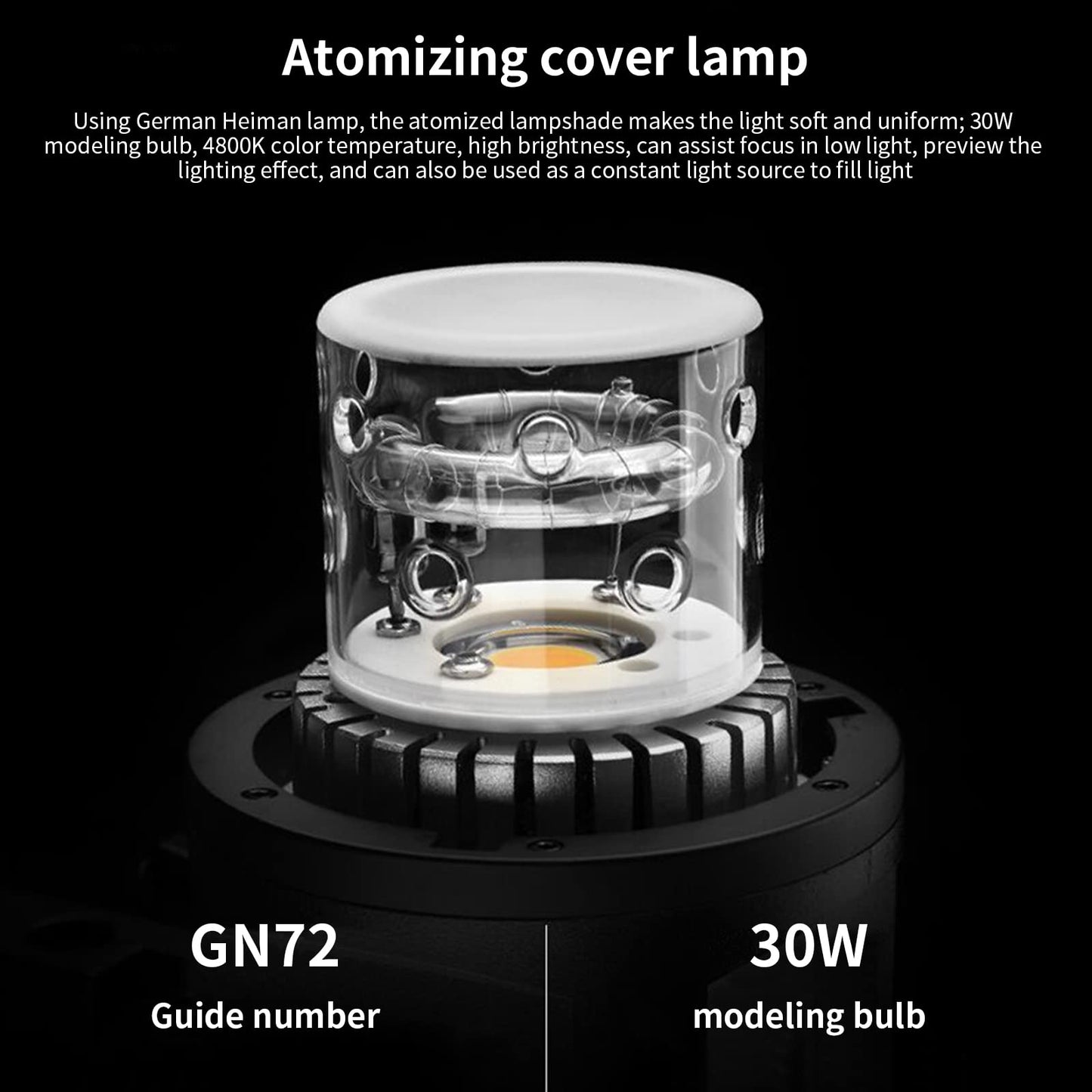 Godox AD400Pro 400Ws Studio Outdoor Strobe Flash Kit, TTL 1/8000s HSS 2.4G GN72 Monolight Light, Lithium Battery with AD-S65S 26"/65cm Godox Mount Grid Softbox, Barn door, Umbrella, Standard Reflector