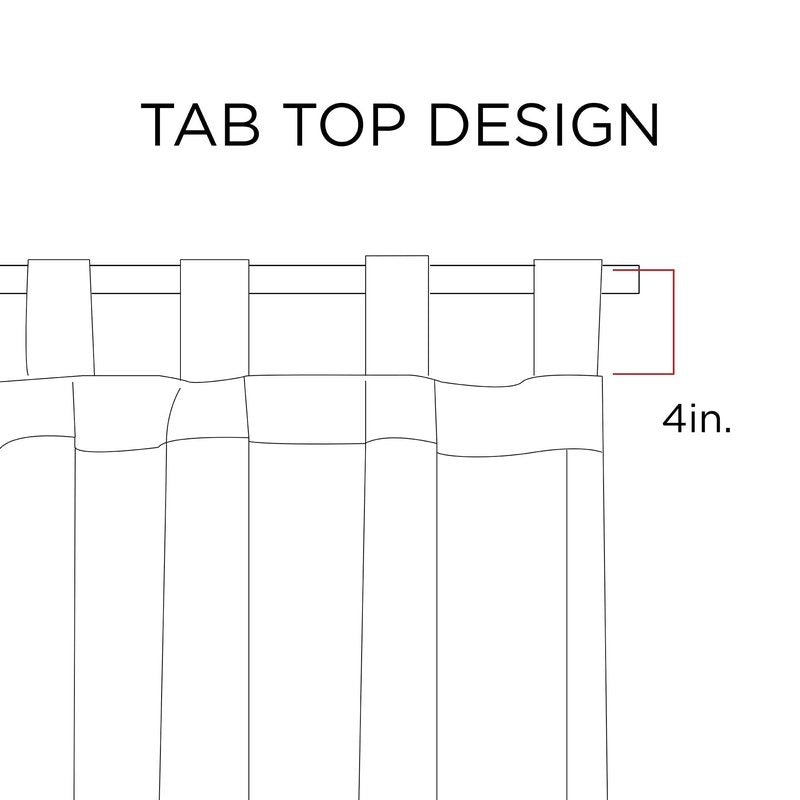 Madison Park Serene Embroidered Light Filtering Treatment Curtain Rod Pocket/Back Tab Single Window Panel Drape for Bedroom Livingroom and Dorm, 50x84", Red