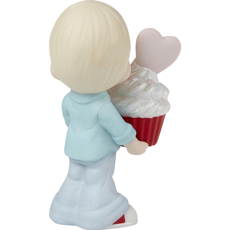 Precious Moment 222002 You Bake Me Happy Blond Boy Porcelain Figurine