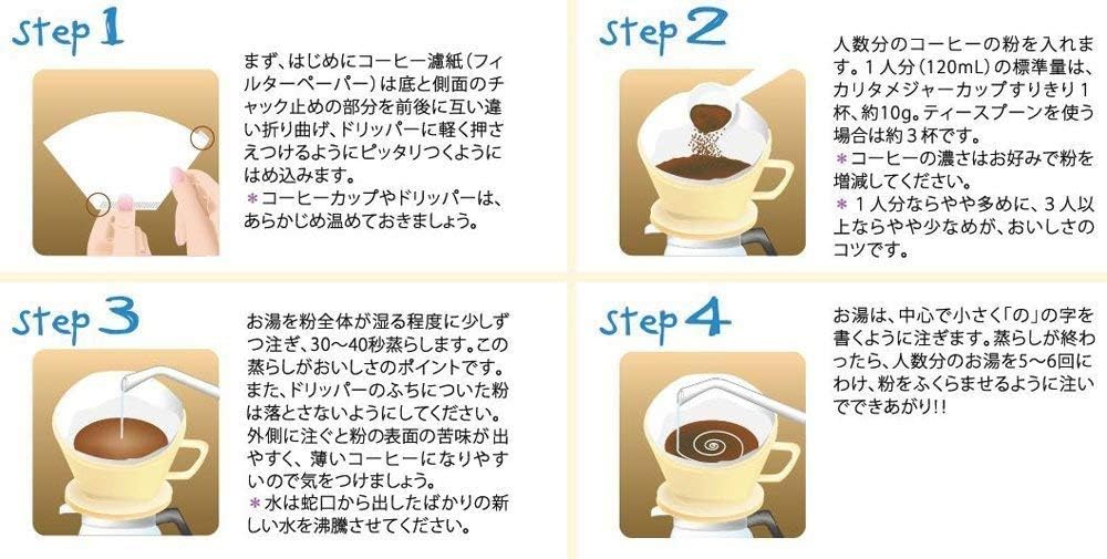 Kalita #05023 Plastic Coffee Dripper for 2-4 People