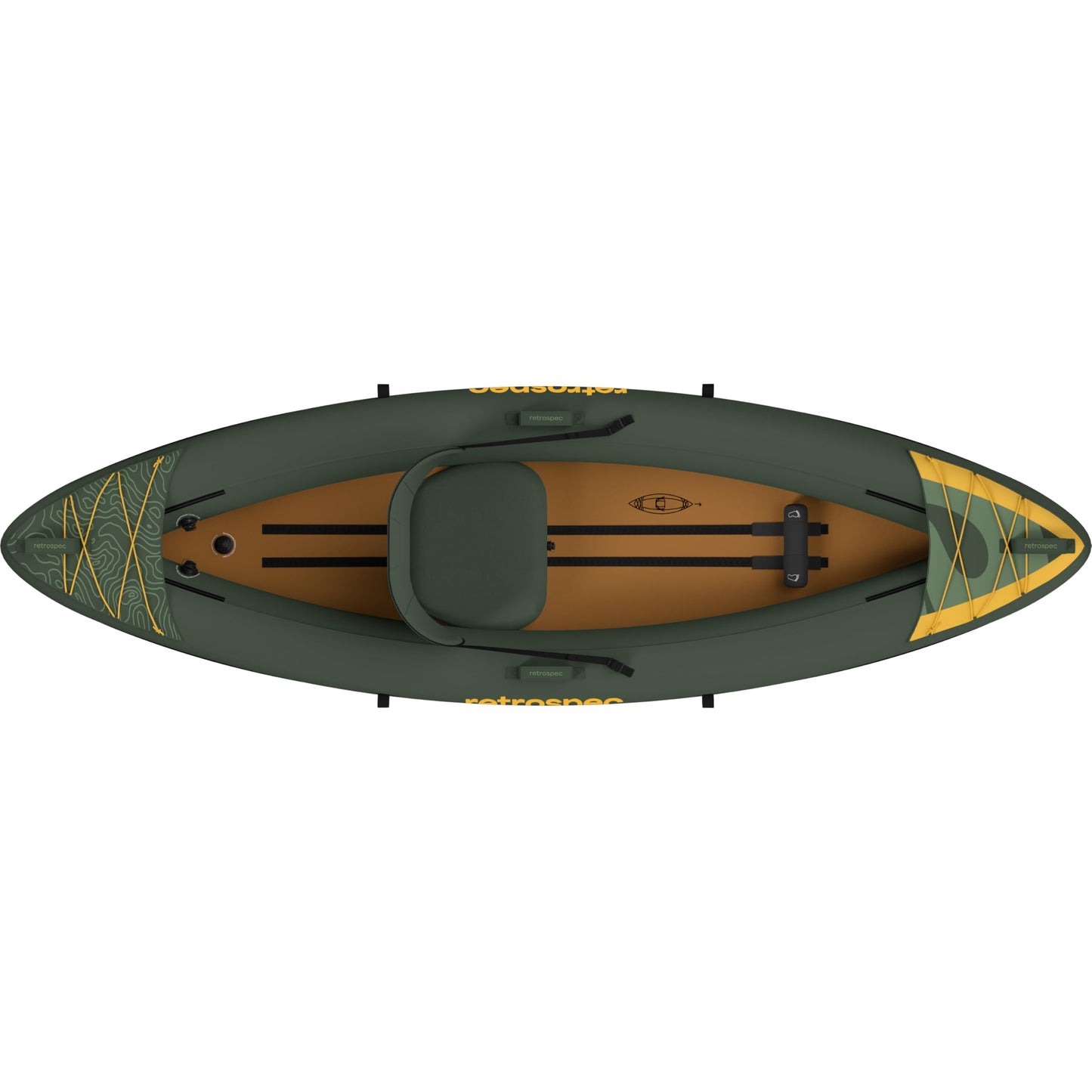 Retrospec Coaster Single & Tandem Inflatable Kayak for Adults - Blow Up Kayak, 220 & 440lb Capacity, Portable Lightweight Kayak with Paddle, Pump & Carry Bag